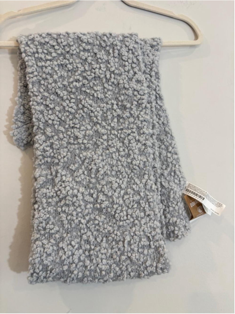 Women's Forever 21 Scarf One Size Light Grey Textured #C81
